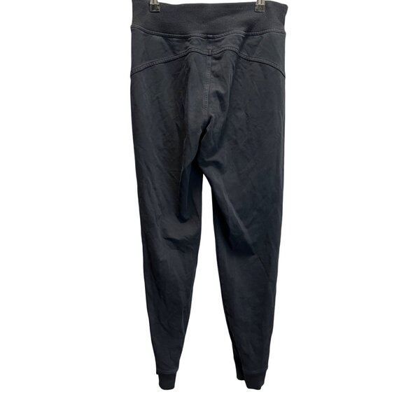 Lululemon Athletica Black Jogger Pants W/ Drawstring Waistband & Ribbed Side Pan - Picture 2 of 7